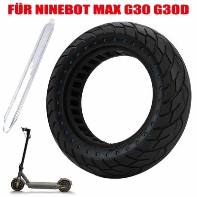 Neu Für Ninebot Max G30 G30D Vollgummi Reifen 10x2.5 60/70-6.5 Scooter - Bild 1 von 4