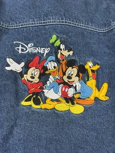 Disney Store 2000’s Mickey & Friends Jean Jacket Embroidered Girl's 14/16 VGC - Picture 1 of 15