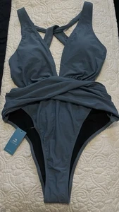 cupshe Badeanzug Einteiler Large Williamsburg Blau  - Bild 1 von 2