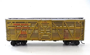 HO Mantua Upgraded Union Pacific 40' Livestock Dispatch Stock Car 1935 Rebuild - Picture 1 of 6