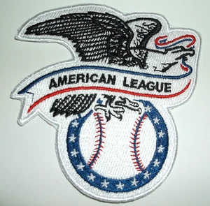 American League ~ MLB ~ gestickter Aufnäher ~ (3 5/8" x 3 3/4") zum Aufbügeln Aufnähen - Bild 1 von 2