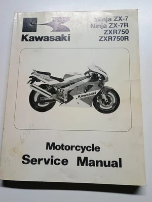 Manual de servicio Kawasaki Ninja ZX-7 NINJA ZX-7R ZXR750 ZXR750R 1991-1992 Foto 1 de 2