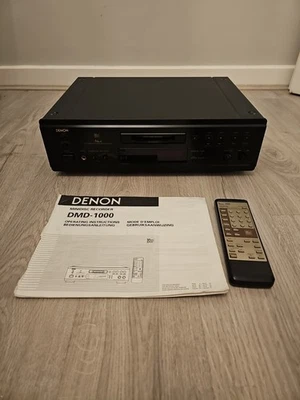 Denon DMD-1000 MiniDisc Player / Recorder With Remote Control  - Image 1 of 4