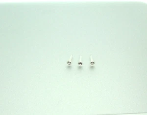 LOTE DE 3 PIEZAS 20g BIOFLEX NARIZ TACHUELAS NARIZ ANILLOS HUESOS CRISTALES 2MM - Imagen 1 de 1