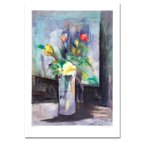 Serigrafía "Tulipanes" de Edna Lilian.  Foto 1 de 1