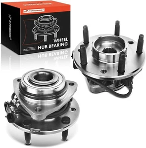 Front Wheel Hub Bearings Pair 2 for Chevy Blazer S10 GMC Sonoma 1997-2005 Jimmy - Bild 1 von 4