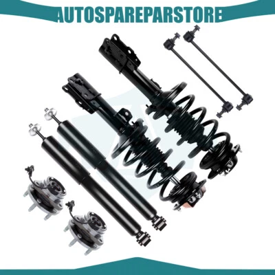 Front Rear Strut Shock For 2005-2009 Saturn Aura Pontiac G6 Wheel Hub Sway Bar - Image 1 of 4