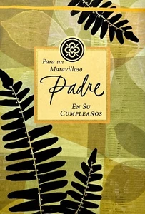 Spanish BIRTHDAY CUMPLEANOS Card FOR FATHER PADRE by Hallmark Sinceramente +✉ - Picture 1 of 6