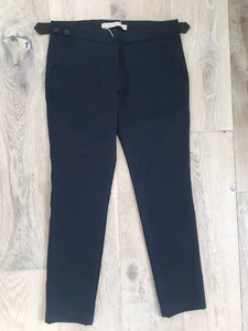 L'air de Rein Navy Blue Stretch Pants Size 27 EU BRAND NEW made In Italy - Picture 1 of 9