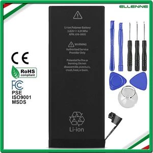 BATTERIA PER APPLE IPHONE 6 1810 mAh RICAMBIO PARI A ORIGINALE + KIT CACCIAVITI - Foto 1 di 6