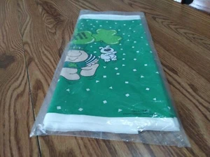 Vintage ZIGGY American Greetings St. Patricks Day Plastic Tablecloth 54X96 - Picture 1 of 12