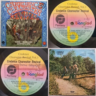 CREEDENCE CLEARWATER REVIVAL VOL 1 1975 UNIQ CVR ERROR "CREDENCE"! CHILEAN ONLY! - Image 1 of 4