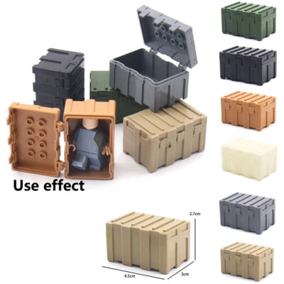 Military Weapon Pack Machine Gun Weapon Case Box Building Blocks Toy Figures Set - Image 1 of 4