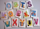original watercolor ACEO-initial alphabet letter with cat- made to order