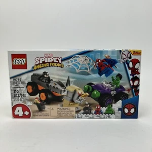 Lego Marvel Spidey Amazing Friends Hulk vs. Rhino Truck Showdown 10782 - Picture 1 of 6