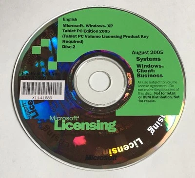  Microsoft Licensing 2005 Systems Windows Client: Business E85-02839 Windows XP  - Image 1 of 4