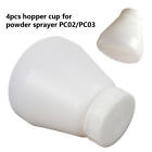 NEW 4pc hopper cup Bottle for powder coating system PC02 PC03 paint spray gun 