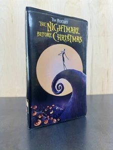 Tim Burton's The Nightmare Before Christmas VHS Running Time Approx 76 mins - Foto 1 di 9