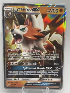Pokémon TCG Team Up 82/181 - Lycanroc GX - Ultra Rare - HOLO - Picture 1 of 12