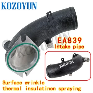 Turbo Inlet Intake Elbow Pipe for Audi S4 S5 SQ5 B9 3.0 TFSI EA839 Engine 2017+ - Picture 1 of 12