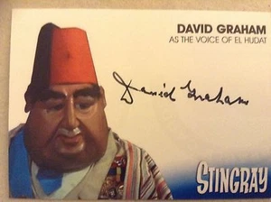 GERRY ANDERSON COLLECTION - STINGRAY: AUTOGRAPH CARD: DAVID GRAHAM - EL HUDAT - Picture 1 of 1