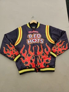 REDHOTS VARSITY SATIN BLACK JACKET XL  - Picture 1 of 9