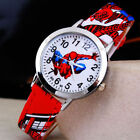 Children Spiderman Wrist Watch Kid Superhero Gift Boy Wristwatches Accessory