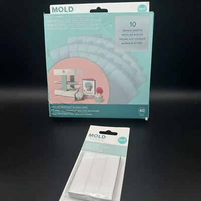 We R Memory Keepers MOLD PRESS 40pc Plastic Sheets 661358 Plus Mold Clay 661308 - Image 1 of 4
