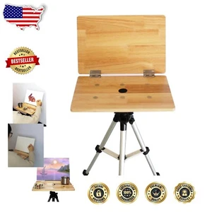 Compact A-Frame Plein Air Easel: Ideal for Watercolors and Outdoor Sketching - Picture 1 of 9