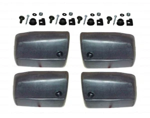 Set of 4 Bumper Ends Caps + Hardware Front & Rear for Volkswagen Vanagon (80-91) - Picture 1 of 1