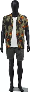 6 Ft Male Full Body Mannequin Detachable Dress Form Display Mannequin (Black) - Picture 1 of 9