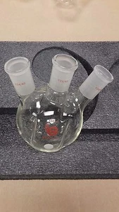 LABGLASS 500 ml Morton Style 3 Hals Rundkolben mit Einkerbungen - Bild 1 von 7