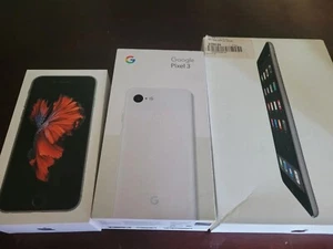 BOITESphone VIDES UNIQUEMENT !! BOITE IPAD MINI 2 3G, BOITE iPhone 6 et BOITE Google Pixel 3. - Photo 1 sur 4