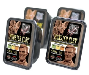 Monster Clay Premium Qualität Modellierton - weich - (18 Pfund Etui) - NEU GRÖSSE - Bild 1 von 1