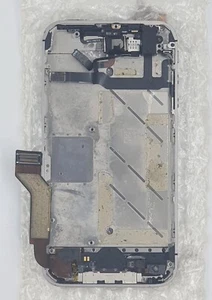 Apple iPhone 4s Mittelrahmen Middle Frame Gehäuse Rahmen Tasten Komplett Silber - Zdjęcie 1 z 2