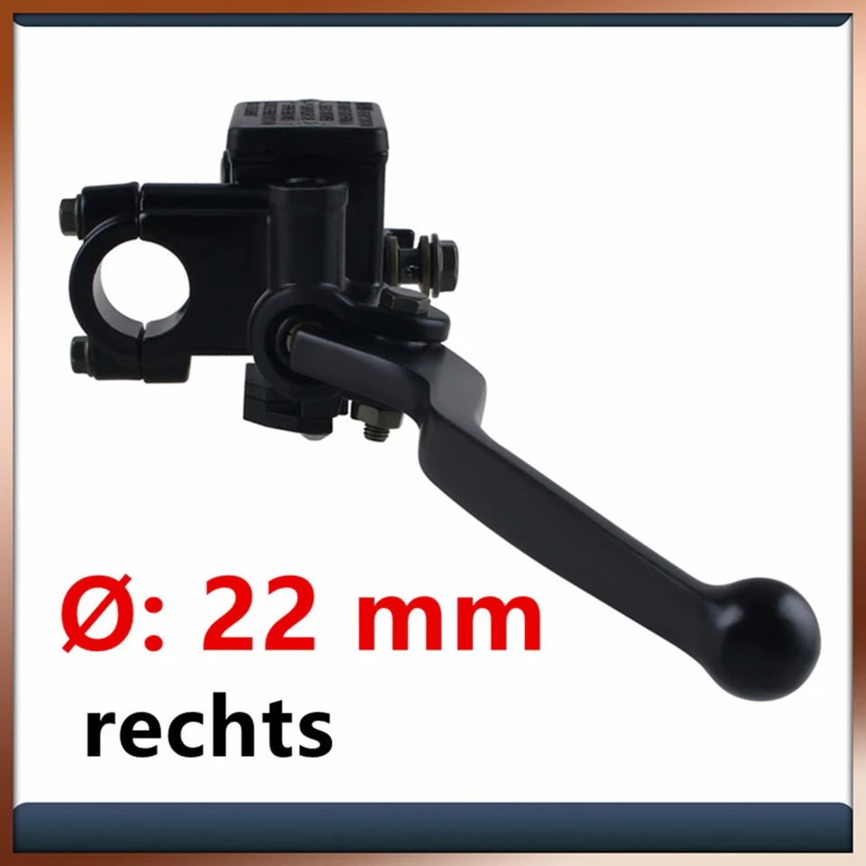Bremspumpe Bremszylinder Bremshebel rechts Universal Motorrad Roller Quad ATV - Bild 1 von 4