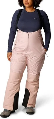 Columbia Womens Plus Iceventure Bib, Dusty Pink, 3X - Image 1 of 4