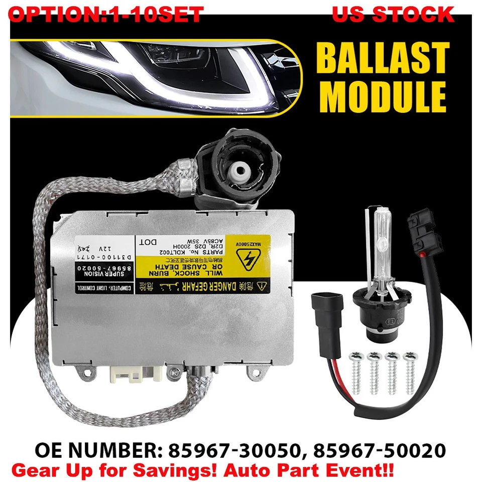 Lastre e encendedor de xenón y bombilla HID D2S/D2R para Lexus IS300 GS430 LS430 2001-2005 Foto 1 de 4