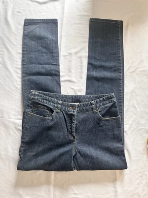 🩷Y2K Newport News Jeans 10 Jeanology Pierna Recta Pantalones de mezclilla ajustados 32x32 Foto 1 de 4