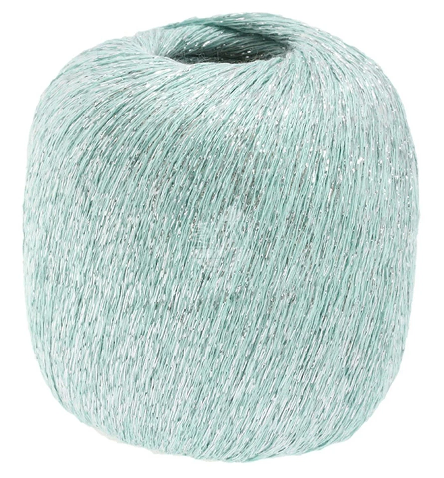 Wolle Kreativ! Lana Grossa - Brillino - Fb. 11 pastellgrün/silber 25 g - Bild 1 von 1