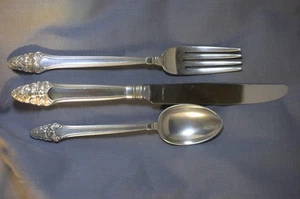 3-Piece Luncheon Set Gorham, Sovereign-Old Sterling Silver,  no mono - Picture 1 of 2