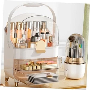 Makeup Organizer, Skincare Holder Bathroom Counter Organizer, Storage Box - Picture 1 of 7
