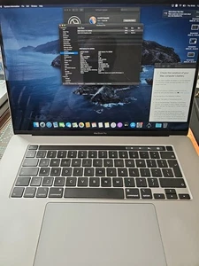 Apple MacBook Pro A2141 16" 1 TB SSD, Intel Core i7-9750, 2,60 GHz, 32 GB, QWERTY - Zdjęcie 1 z 12