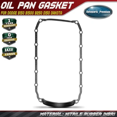 Engine Oil Pan Gasket for Dodge Ram 1500 1994-2001 Dakota Durango B150 V6 3.9L - Image 1 of 4