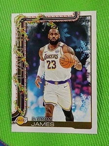 2025-26 Topps Holiday LeBron James Card H119 Los Angeles Lakers🏀 - Bild 1 von 8
