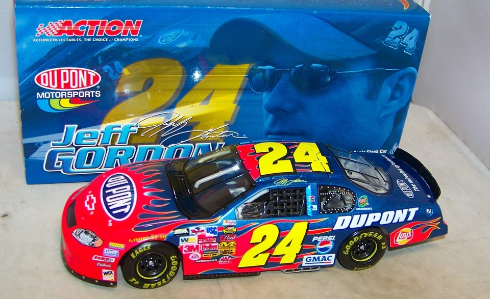 1:24 ACTION 2004 #24 DUPONT MONTE CARLO SS JEFF GORDON RARE CWB CLEAR BANK 1/636 - Image 1 of 4