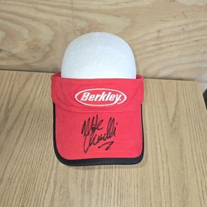 Visera Berkeley Autografiada Mike Iconelli Roja Ajustable Correa Usada en Excelente Condición - Imagen 1 de 6