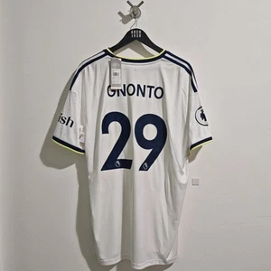 Leeds United BNWT 2022/23 home jersey (Gnonto #29) - XL - Foto 1 di 12