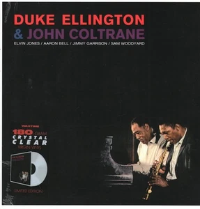 Duke Ellington & John Coltrane Self-Titled LP vinyl Europe Waxtime Clear Vinyl - Picture 1 of 2