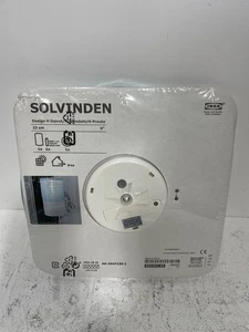 IKEA SOLVINDEN 9" 22 Cm Solar Power LED Hanging Outdoor Lantern White Blue NEW - Picture 1 of 4